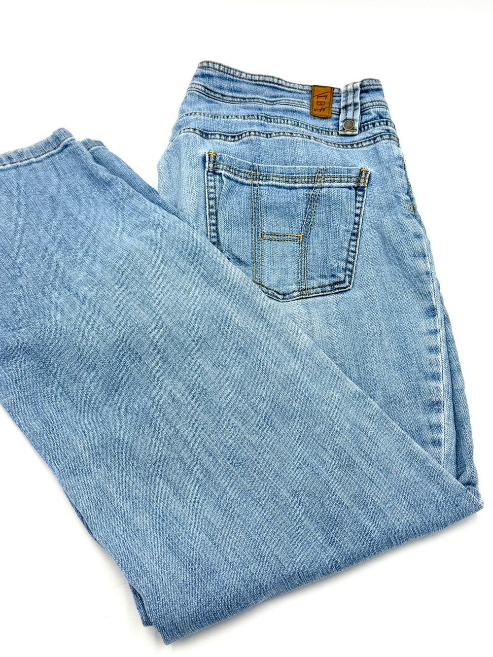 Tommy Hilfiger Low Rise Bootcut Denim Blue Jeans Size 12 (CWJ0002)